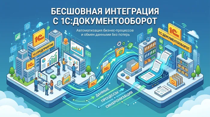 Бесшовная интеграция с 1С:Документооборот