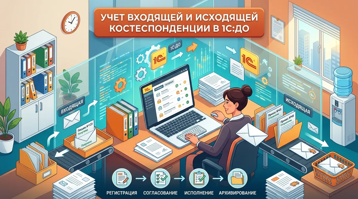 Учет входящей и исходящей корреспонденции