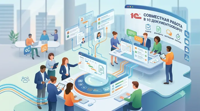 Совместная работа в 1С:Документооборот