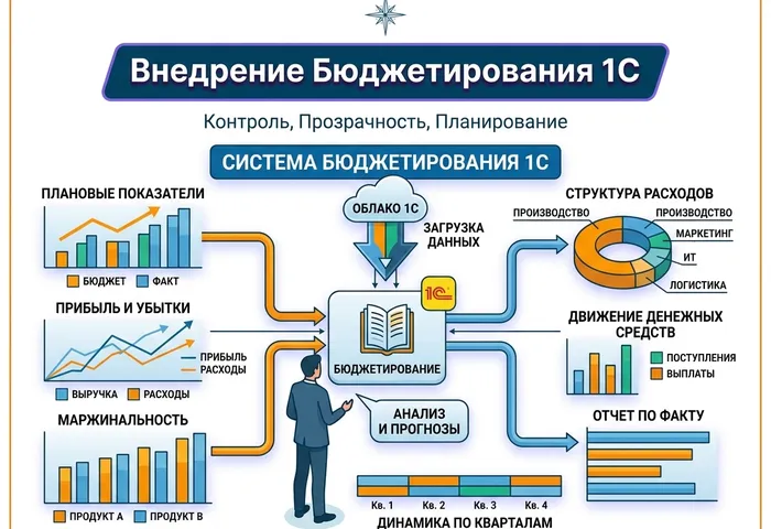 Внедрение системы бюджетирования в программах 1С