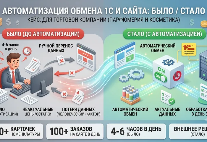 Интеграция сайта с 1С